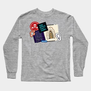 Majesty Stickers Long Sleeve T-Shirt